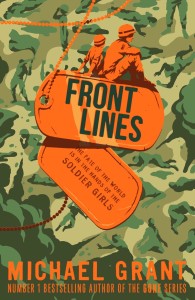 Front Lines book cover by Michael Grant ISBN 9781405273824